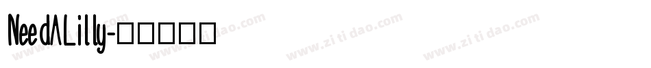 NeedALilly字体转换