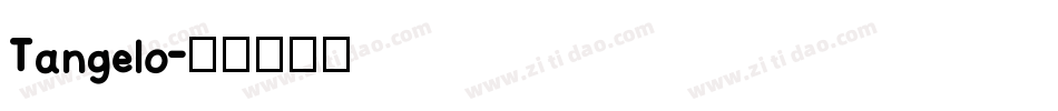 Tangelo字体转换