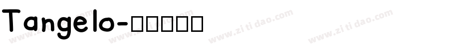 Tangelo字体转换