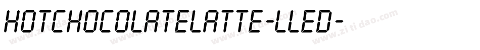 HotChocolateLatte-lLed字体转换