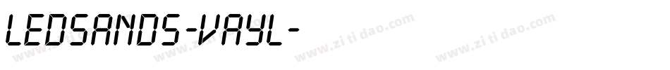 LedSands-vAYL字体转换