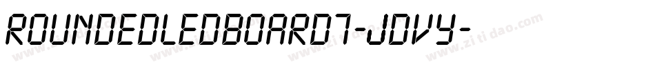 RoundedLedBoard7-jdvy字体转换