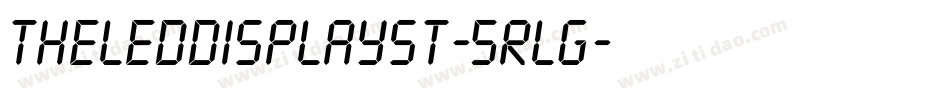 TheLedDisplaySt-5RLG字体转换