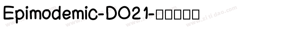 Epimodemic-DO21字体转换