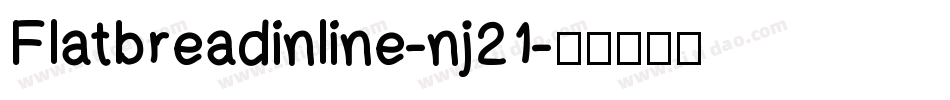 Flatbreadinline-nj21字体转换