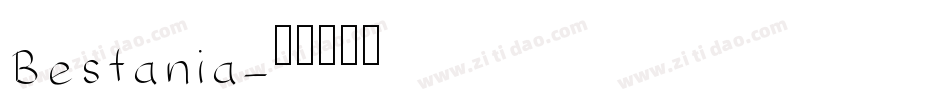 Bestania字体转换