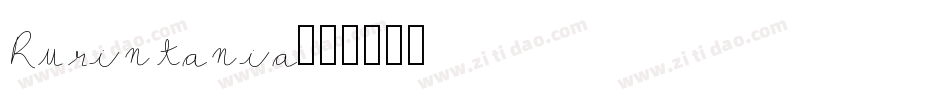 Rurintania字体转换