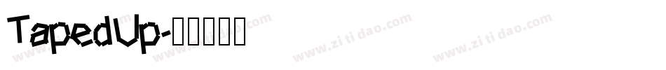 TapedUp字体转换