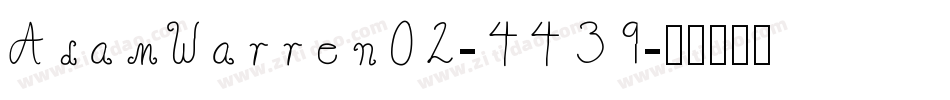 AdamWarren02-4439字体转换