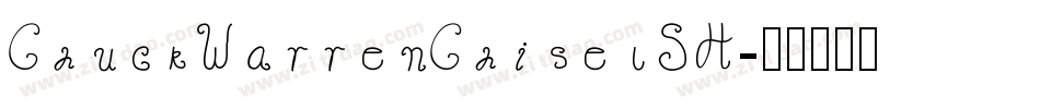 ChuckWarrenChiselSH字体转换