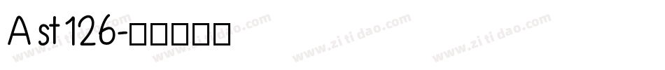 Ast126字体转换