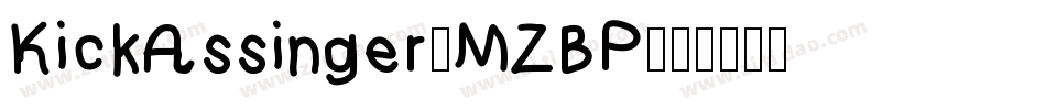KickAssinger-MZBP字体转换