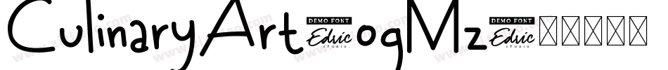 CulinaryArt-ogMz字体转换 CulinaryArt-ogMz字体转换