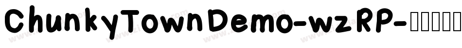ChunkyTownDemo-wzRP字体转换