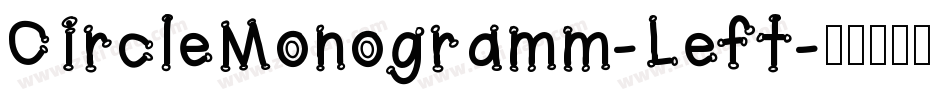 CircleMonogramm-Left字体转换