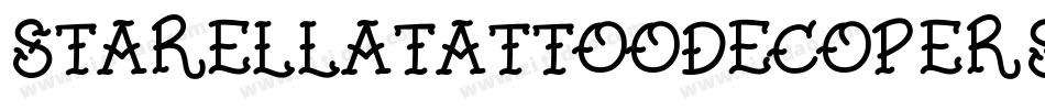 StarellaTattooDecoPersonal-qZZ4x字体转换