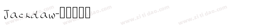 Jackdaw字体转换