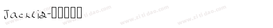 Jacklis字体转换