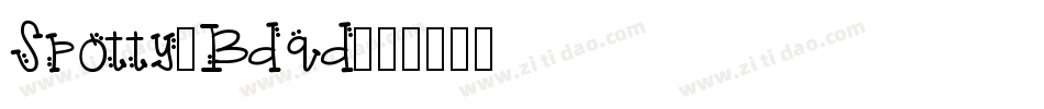 Spotty-Bdqd字体转换