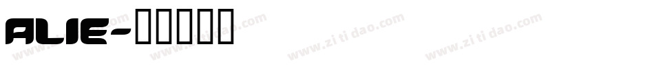 ALIE字体转换