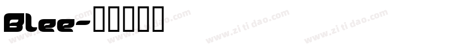 Blee字体转换