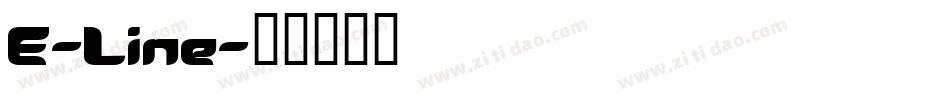 E-Line字体转换