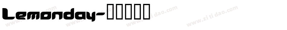 Lemonday字体转换