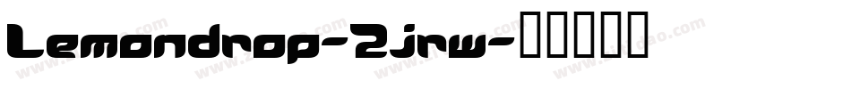 Lemondrop-2jrw字体转换