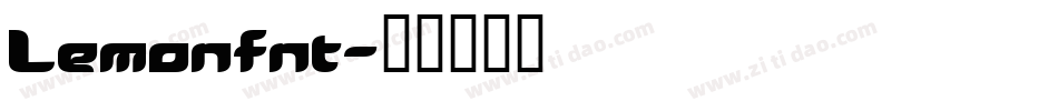 Lemonfnt字体转换