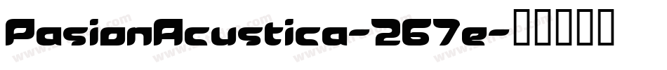 PasionAcustica-267e字体转换