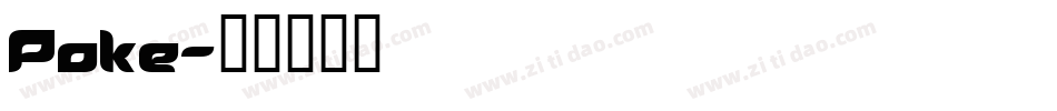 Poke字体转换