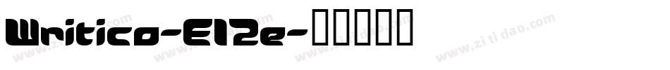 Writico-E12e字体转换