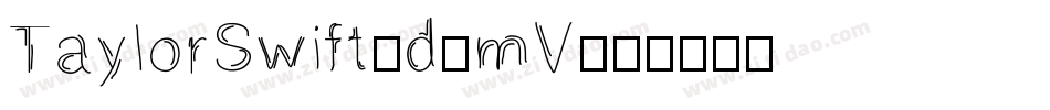 TaylorSwift-d3mV字体转换