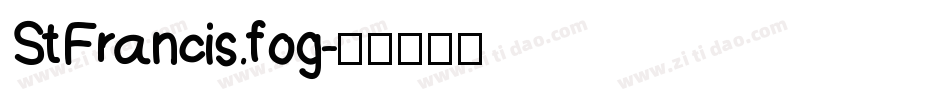 StFrancis.fog字体转换