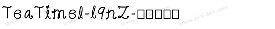 TeaTimeI-l9nZ字体转换