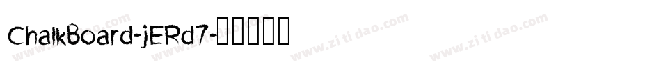ChalkBoard-jERd7字体转换