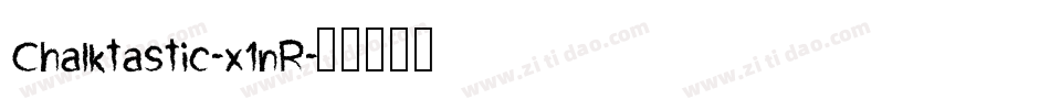 Chalktastic-x1nR字体转换