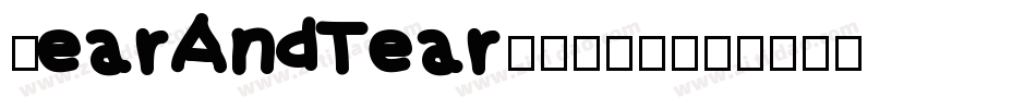 WearAndTear-KjRW字体转换