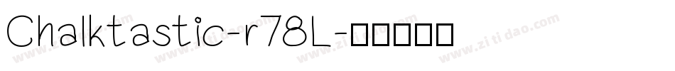 Chalktastic-r78L字体转换