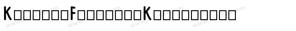 KgTeddyFriends-KWWZ字体转换