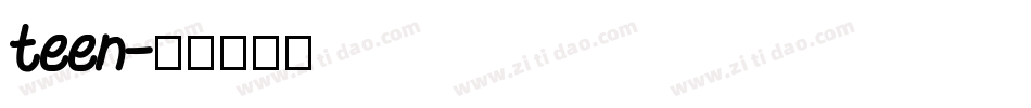 teen字体转换