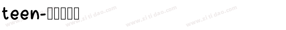 teen字体转换