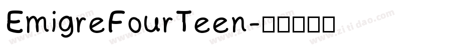 EmigreFourTeen字体转换