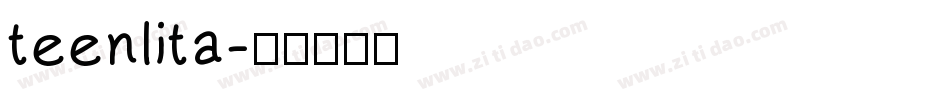 teenlita字体转换