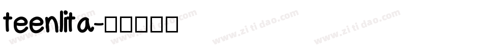 teenlita字体转换