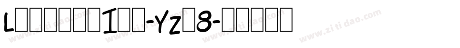 Letterkids-YZl8字体转换