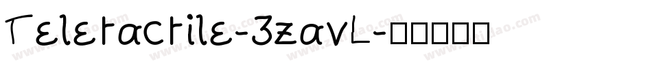 Teletactile-3zavL字体转换