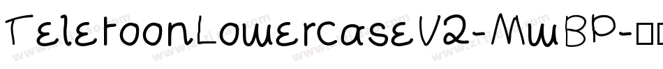 TeletoonLowercaseV2-MwBP字体转换