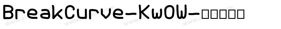 BreakCurve-KwOW字体转换