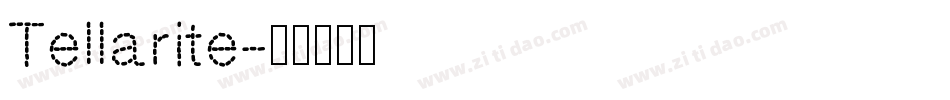 Tellarite字体转换